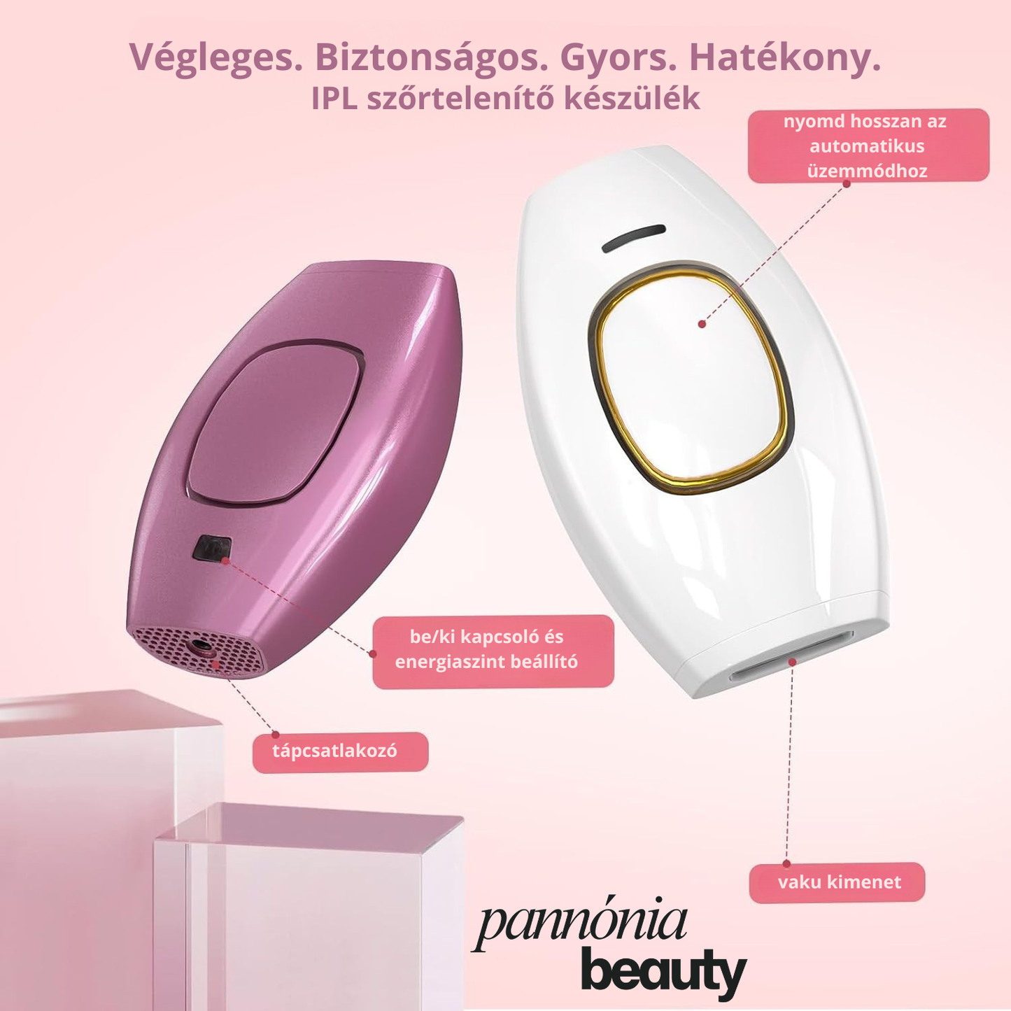 BőrVarázs™ otthoni lézeres szőrtelenítő